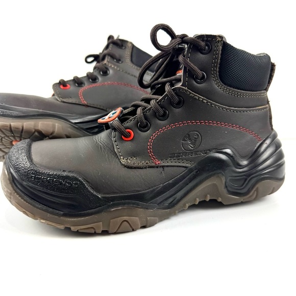 Berrendo Men's Sz 4 Steel Toe Work Boots Oil & Slip Resistant Industrial Shoes - Picture 6 of 11